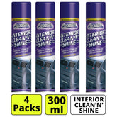 4X Interior Clean & Shine 300ml Spray Paint